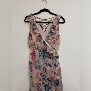 Peach Love California small maxi dress